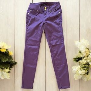 ❣️Vintage❣️ IMAN Deep Purple Jeans with Gold Buttons